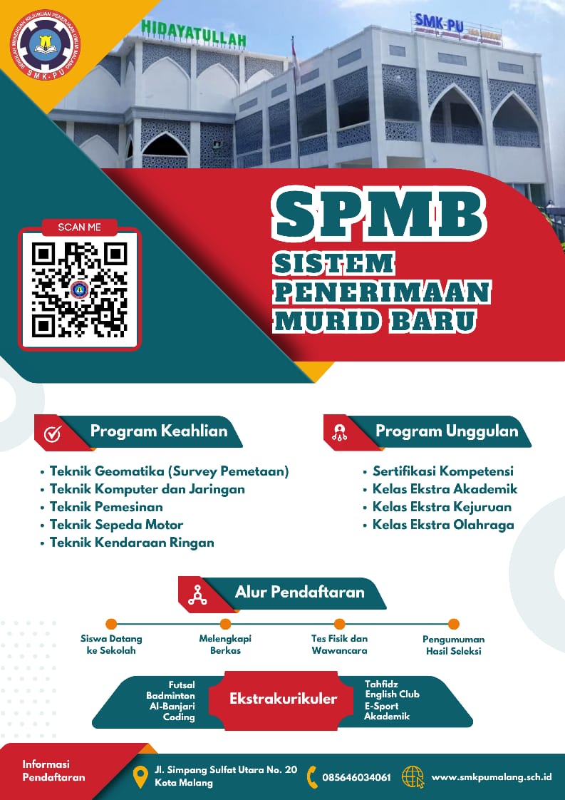 Info Lengkap SPMB SMK PU 2026/2027