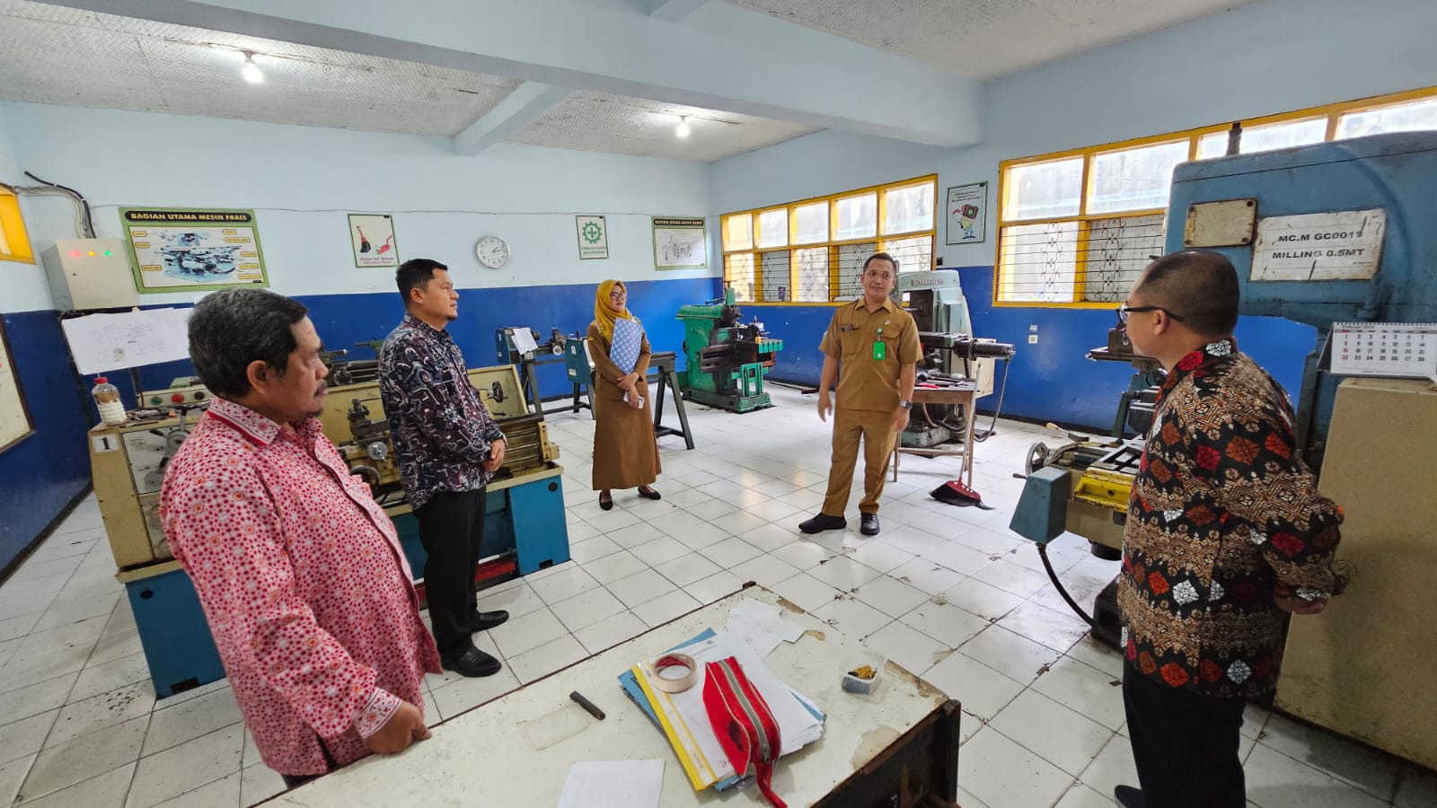 Supervisi Peninjauan untuk Perpanjangan Izin Operasional SMK PU Malang