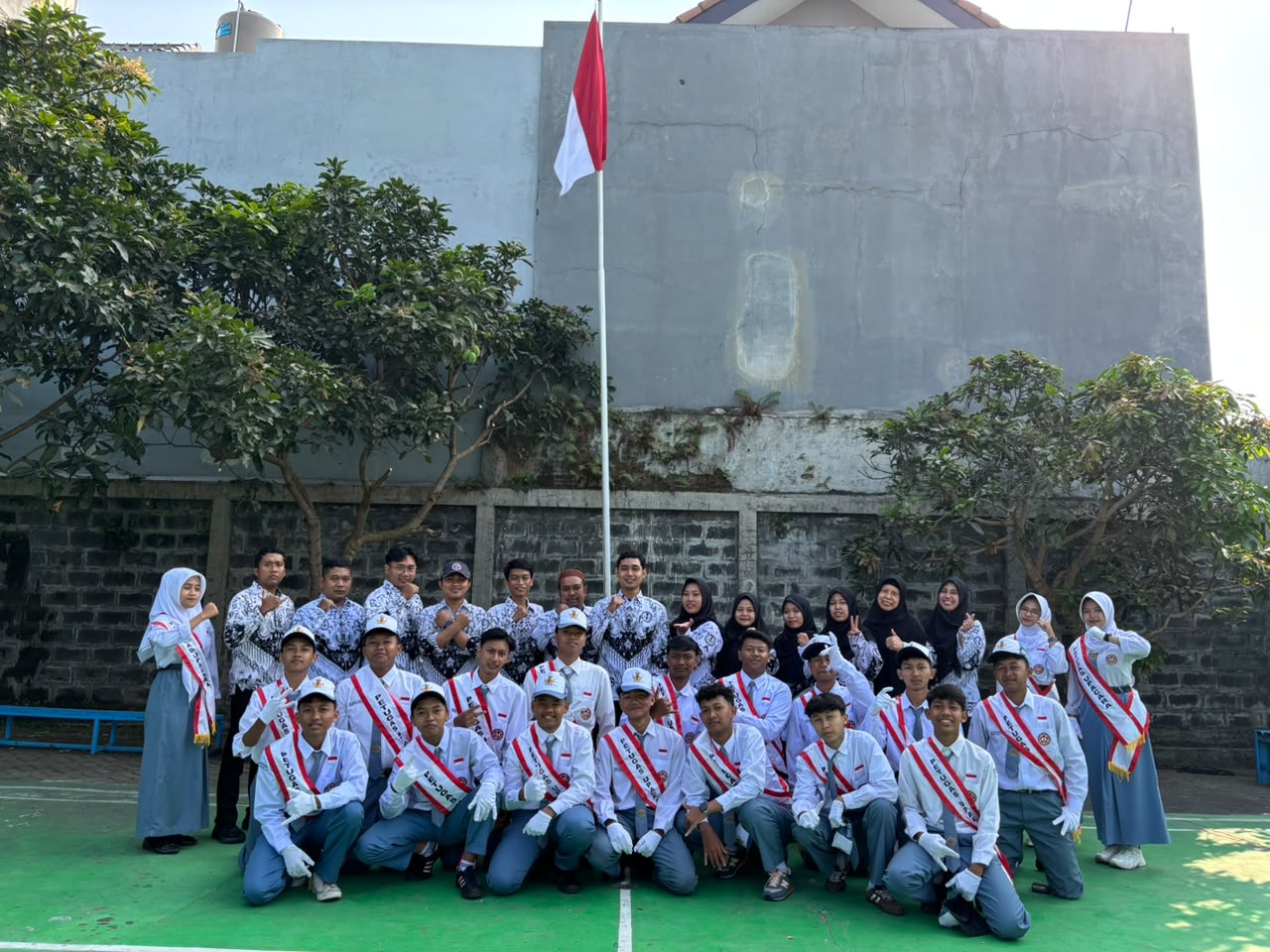 Semangat Kemerdekaan, SMK PU Gelar Upacara HUT ke-81