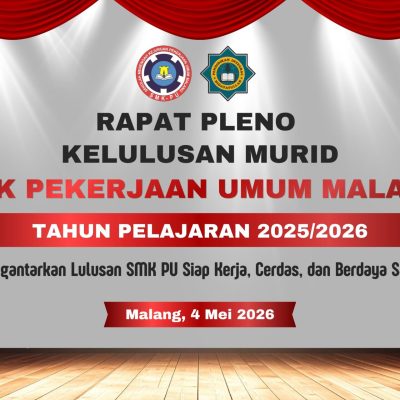SMK PU Gelar Rapat Pleno Penentuan Kelulusan Siswa